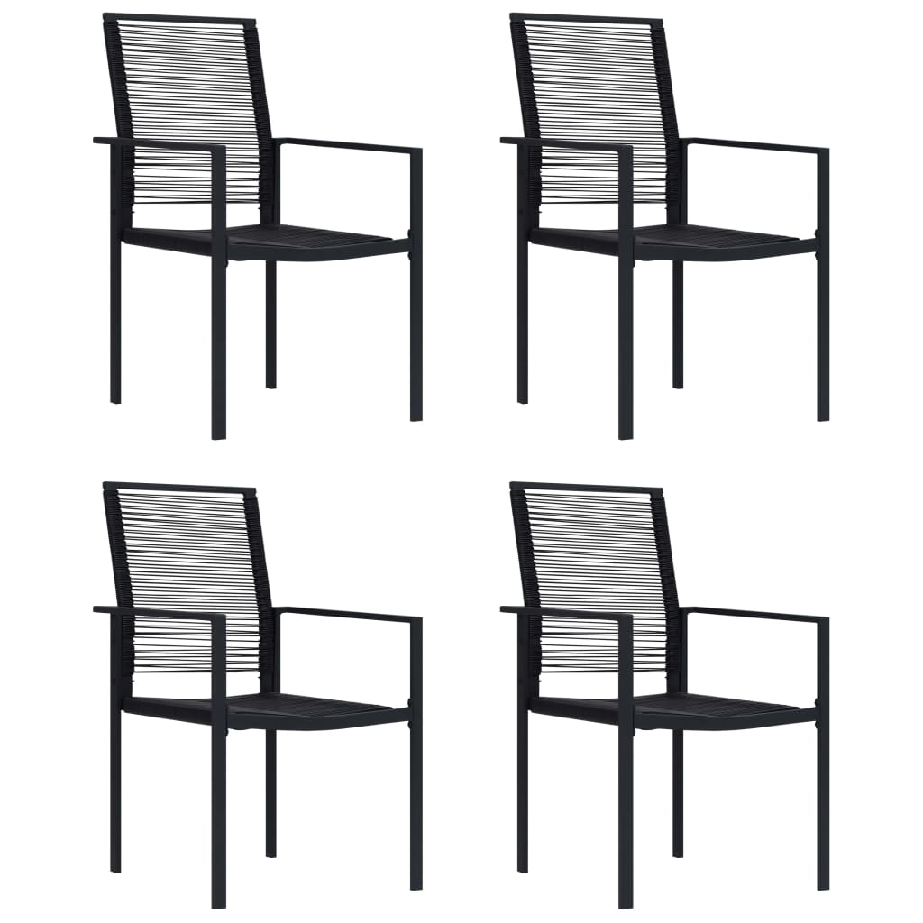Garden Chairs 2 pcs. PVC Rattan Garden Chairs