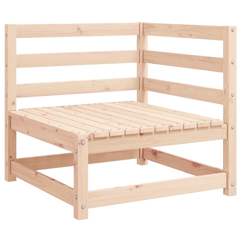 Garden Corner Sofas, 2 pieces, Solid Pine Wood
