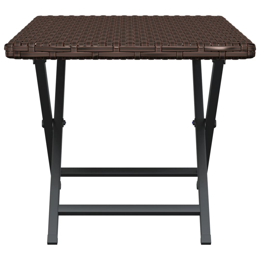 Folding Table 45x Poly Rattan   Folding Table 45x