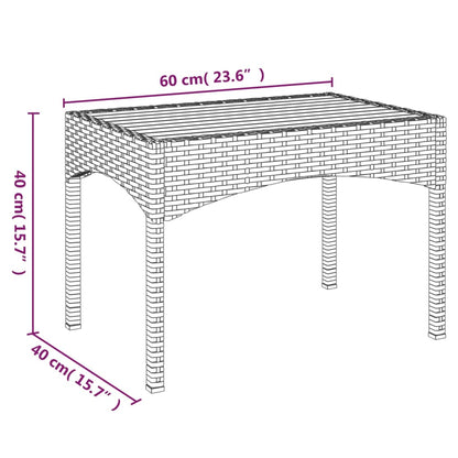 Garden Relaxing Chairs, 2 Pieces, with Table, Poly Rattan