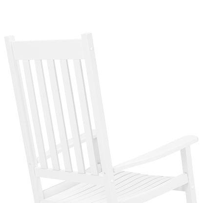 White Wooden Rocking Chair