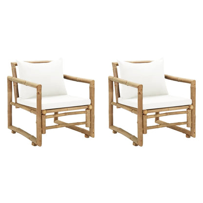 garden chairs, 2 pieces, with cushions and pillows