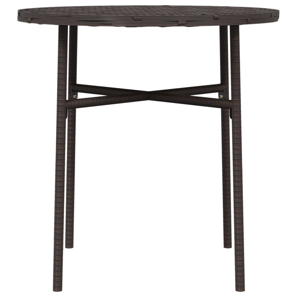 Side Table 45 cm Poly Rattan   Side Table