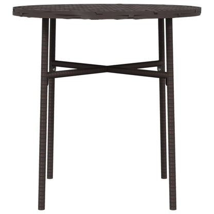 Side Table 45 cm Poly Rattan   Side Table