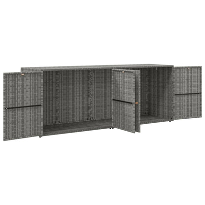 Garden Cabinet 198x55, Poly Rattan