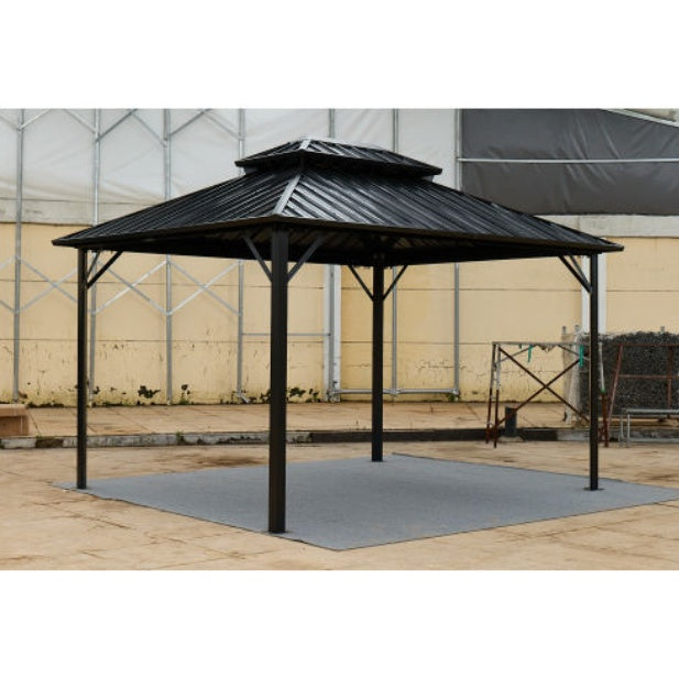 10x10 Color Steel Tile Double-roof Pavilion Gazebo