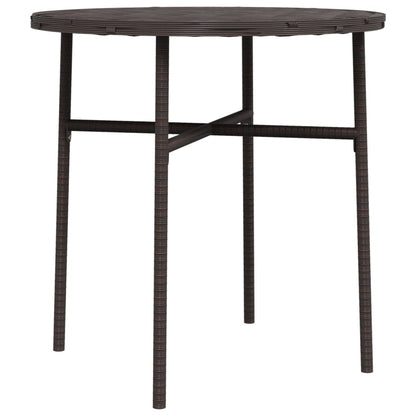 Side Table 45 cm Poly Rattan   Side Table