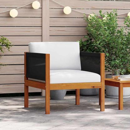Garden Corner Sofas 2-piece with Cushions Acacia & Rope