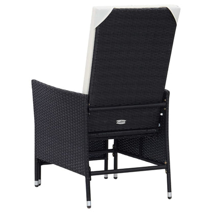 Garden Lounger with Cushions Poly Rattan   Garden Lounger