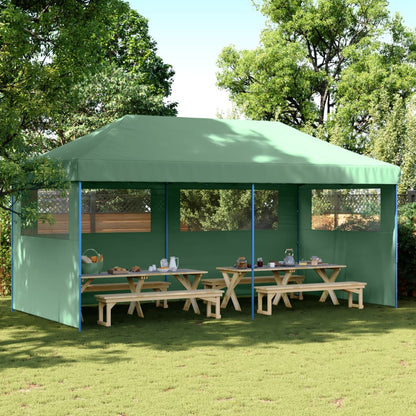 Foldable Pop-Up Party Tent with 3 Side Panels