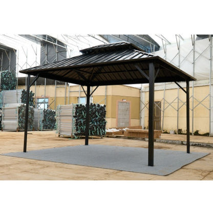10x10 Color Steel Tile Double-roof Pavilion Gazebo