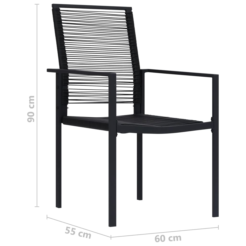 Garden Chairs 2 pcs. PVC Rattan   Garden Chairs