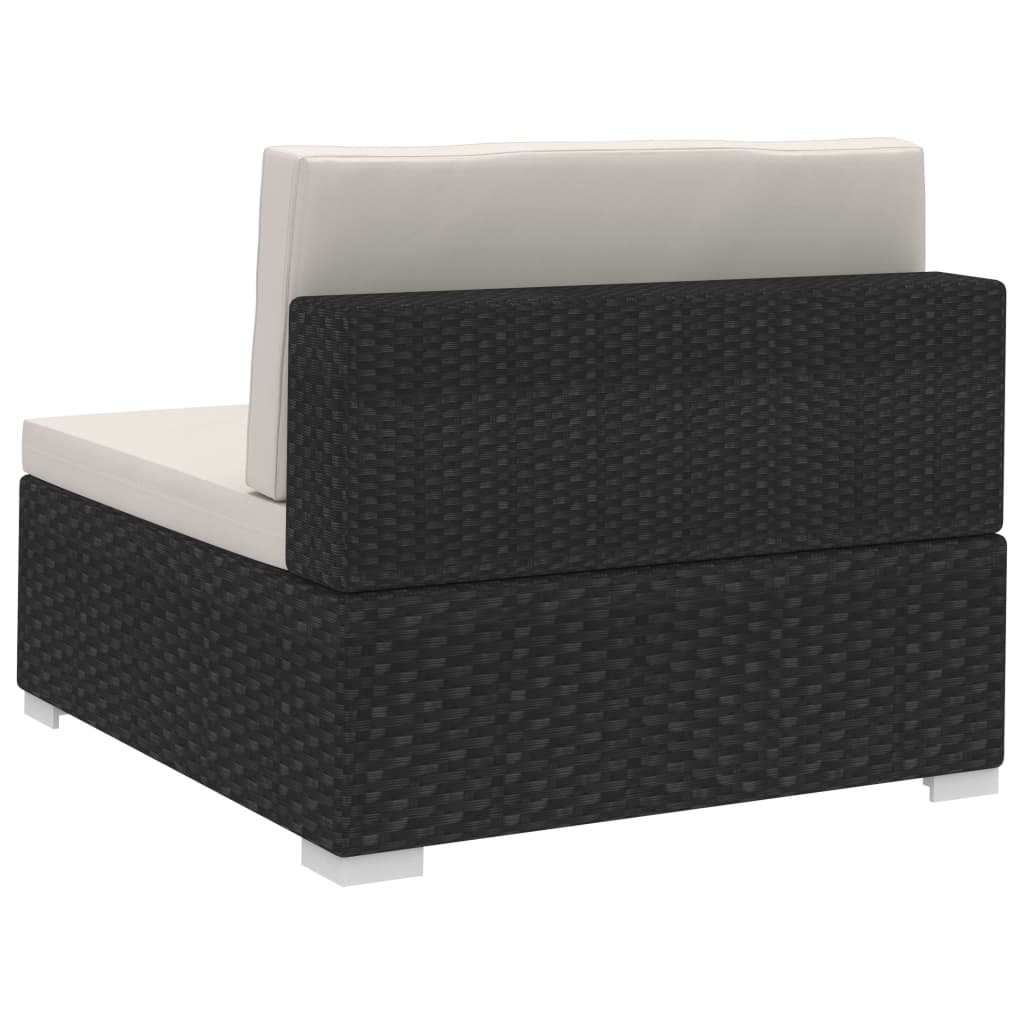 Corner Sofas 2 pcs. with Cushions Poly Rattan