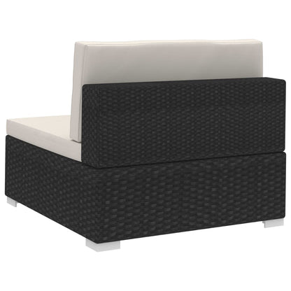 Corner Sofas 2 pcs. with Cushions Poly Rattan