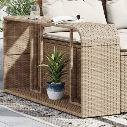 Storage Shelves, 2 pcs. Poly Rattan,   Outdoor Shelves