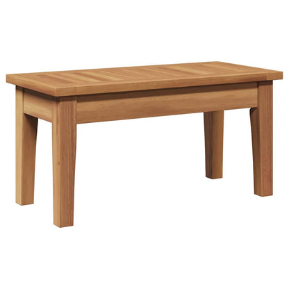 Garden Bench 2 pcs Solid Teak Wood   Garden Bench