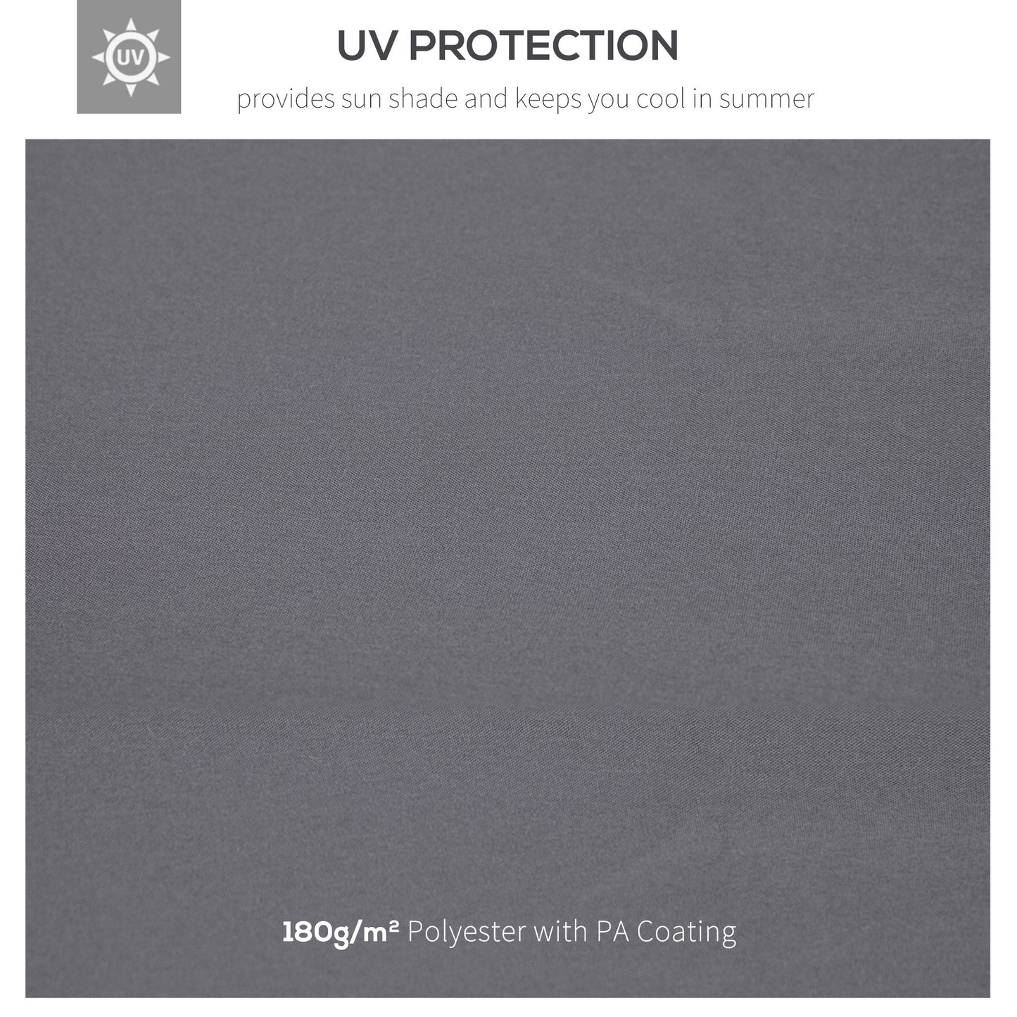 10' X 10' Gazebo Replacement Canopy 2 Tier Top UV Cover Pavilion Garden Patio Outdoor Dark Gray