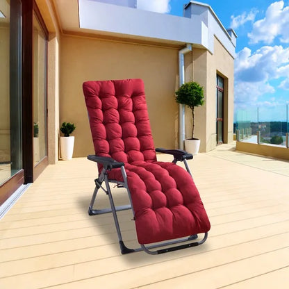 71x22in Plus Type Chaise Lounger Cushion Recliner Rocking Chair Sofa