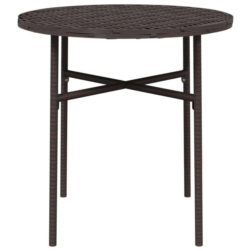 Side Table 45 cm Poly Rattan   Side Table