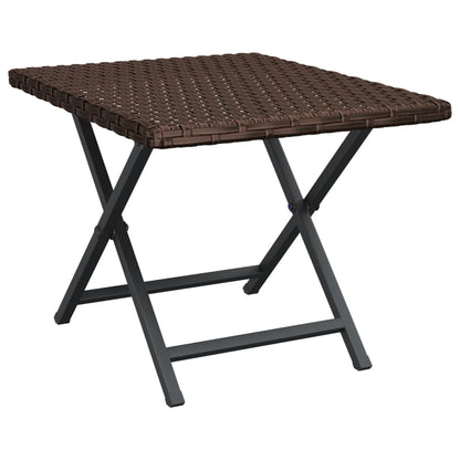 Folding Table 45x Poly Rattan   Folding Table 45x