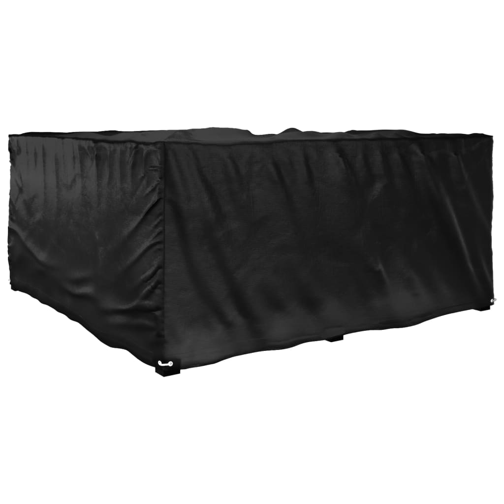 L-shaped garden furniture cover with 12 eyelets, 185x
