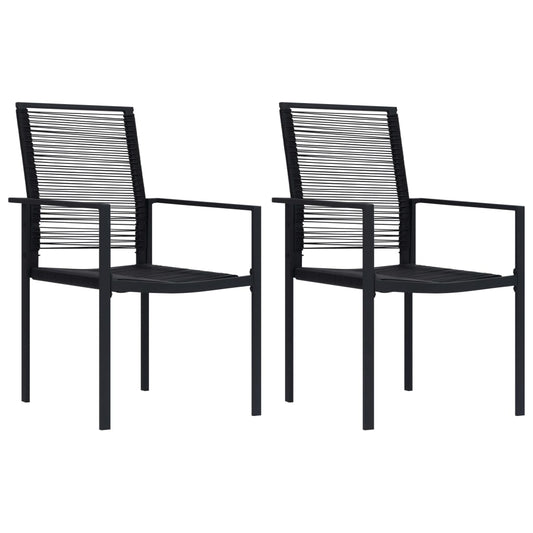Garden Chairs 2 pcs. PVC Rattan   Garden Chairs
