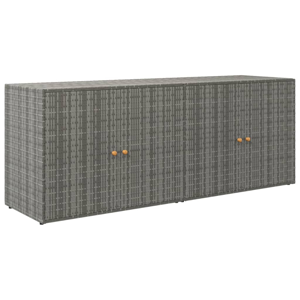 Garden Cabinet 198x55, Poly Rattan