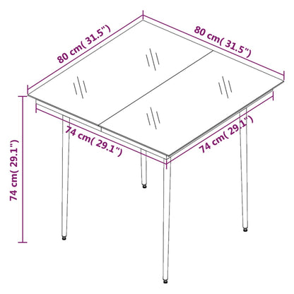 garden dining table 80x and   garden dining table 140x and