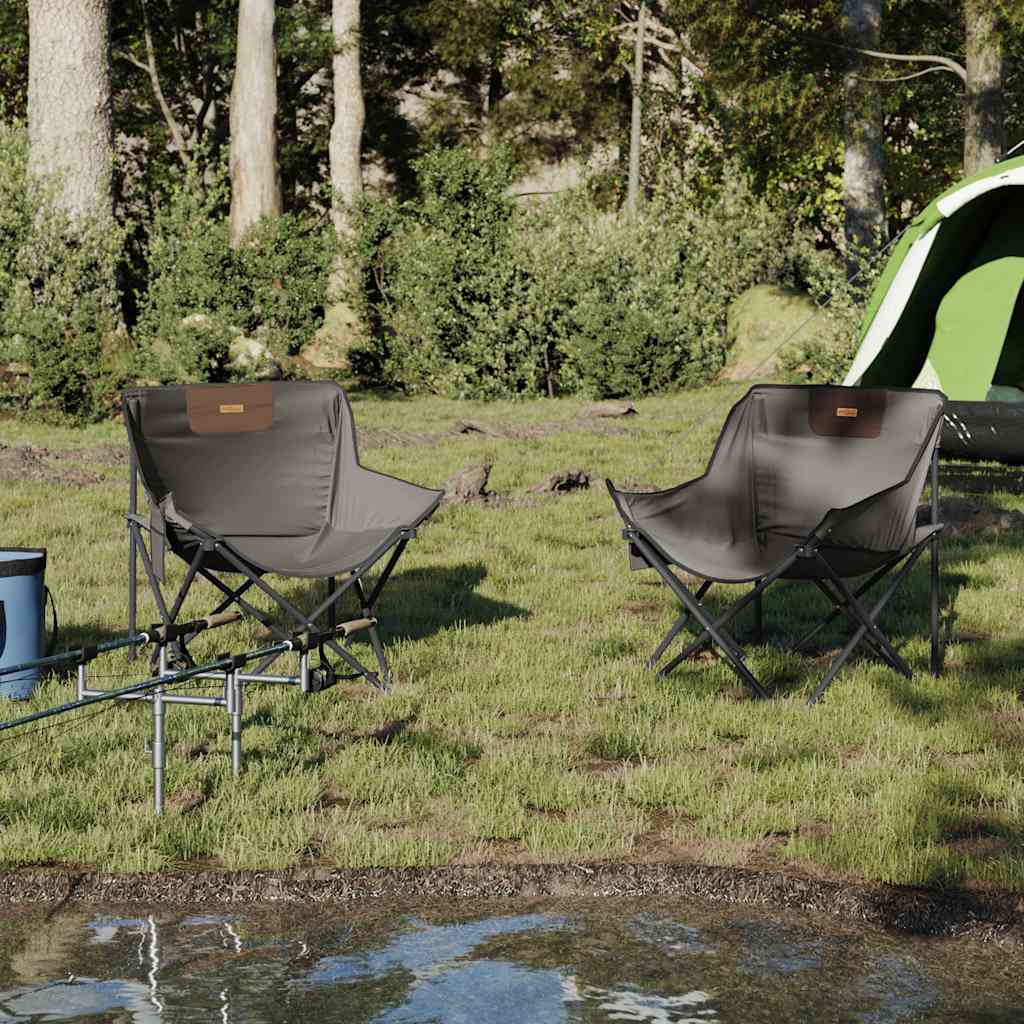 Camping Chairs 2 pcs with Bag Foldable