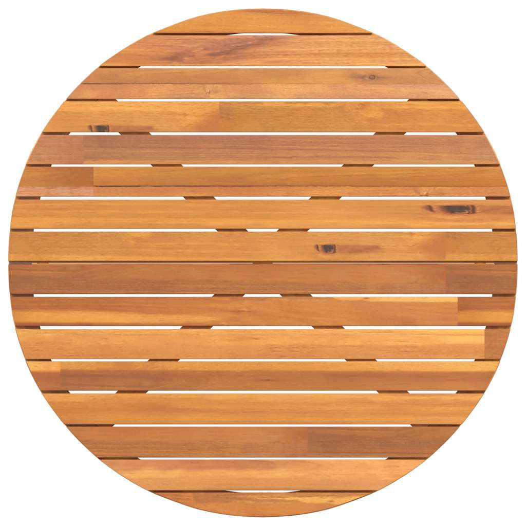 Garden Dining Table Round Ø Solid Acacia Wood   Garden Dining Table