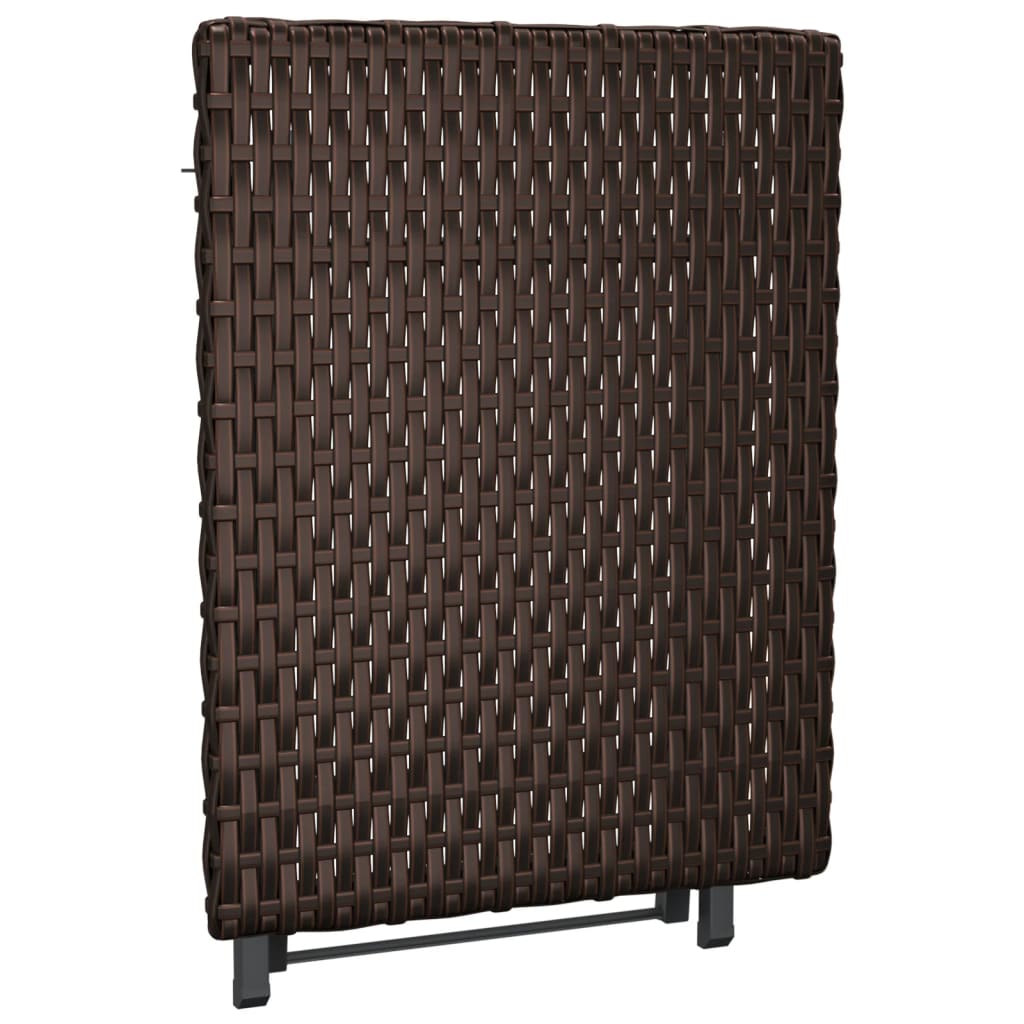 Folding Table 45x Poly Rattan   Folding Table 45x