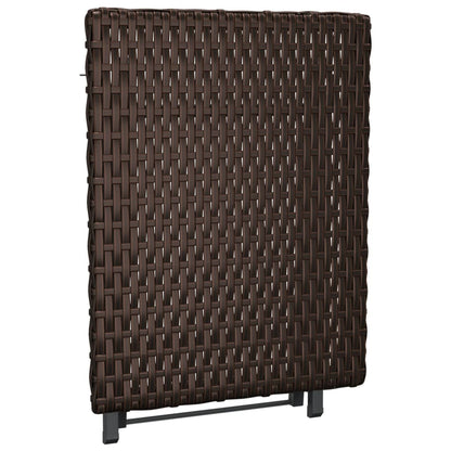 Folding Table 45x Poly Rattan   Folding Table 45x